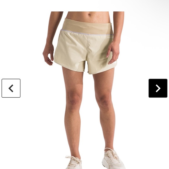 The North Face Women's Cream Athletic Shorts - Picture 1 of 10